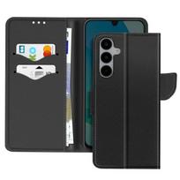 Samsung Galaxy A16 dėklas - Prabangus - Juodas - Pilna apsauga - Laikiklio funkcija - Magnetinė lipduka