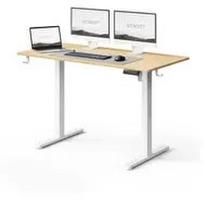 SENSE7 NOJO LIGHT white pine work table / electrically adjustable height / 120 x 60 cm