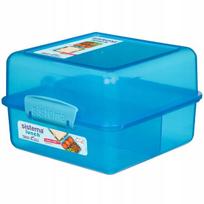 Sistema maisto dėžutė su skyreliais, 1400ml, mėlyna
