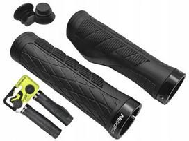 Nexelo Ergo 135mm juodi dviračio vairo rankenėlės
