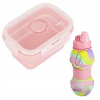 Rinkinys: Sulankstomas maisto dėžutė 355ml + gertuvė 700ml, Bpa Free