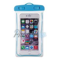Vandeniui atsparus krepšys Mėlynas, suderinamas su Apple iPhone 3G 3GS 4 4S 5 5S 5C 6 6S 6 Plus 6S Plus SE - Phonillico®
