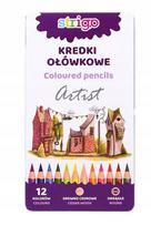 Strigo pieštukiniai dažai menininkams, 12 spalvų rinkinys