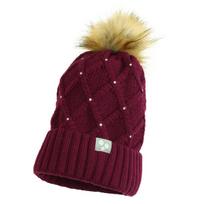 Vaikų megzta kepurė DONNA, bordo 90034, L