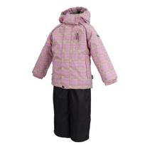 Huppa Komplektas (striukė + kombinezonas), strawberry ice pattern/ gray