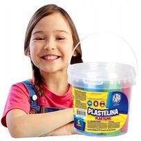 Plastelino rinkinys Astra, 6 spalvos, 435g