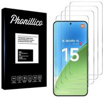 Grūdintas Stiklas Xiaomi 15 [Pakuotė 4] Ekrano Apsauginė Plėvelė Phonillico®