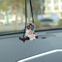 Automobilio astronautas interaktyvus dekoratyvinis pakabukas veidrodžiui , teleskopo astronautas