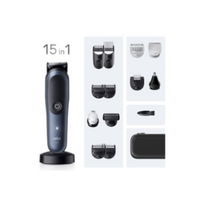 Braun Hair Trimmer | All-in-One Series 7 AIO7580 | Cordless | Wet  and  Dry | Number of length steps 14 | Blue/Black