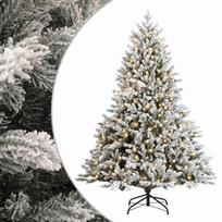 Dirbtinė Sulankstoma Kalėdų Eglutė 120 cm 150 LED Šilta balta
