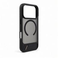 Nugarėlės dėklai Evelatus Apple iPhone 18 Pro Rubber Coated MagSafe With Stand Case Black