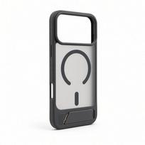 Nugarėlės dėklai Evelatus Apple iPhone 18 Pro Max Rubber Coated MagSafe With Stand Case Smoke Grey