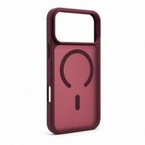 Nugarėlės dėklai Evelatus Apple iPhone 18 Pro Max Silver-Shield Skin Feel 2-in-1 MagSafe Case Burgundy