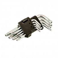 Raktų komplektas Torx, CrV, 9 vnt.