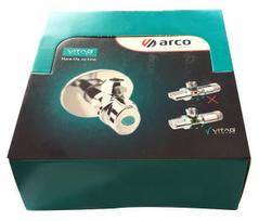 Arco kampinis vožtuvas ARCO A80MAC 1/2”-1/2, be veržlės, dėžutė 36 vnt.