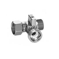 Trijų krypčių rutulinis ventilis 1/2"-3/4"-1/2"
