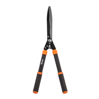 Aliumininės gyvatvorių genėjimo žirklės V-SERIES su pavara, gofruotas peilis 25 cm