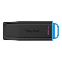 KINGSTON 128GB Portable USB 3.2 Gen 1 DataTraveler Exodia Black/Blue