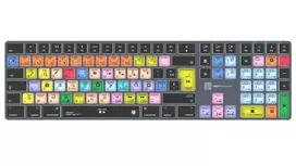 LogicKeyboard Apple Logic Pro X2 Titan FR (Mac) - French AZERTY Wired Backlit Keyboard