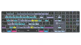 LogicKeyboard DaVinci Resolve 18 Titan SP (Mac) – Specializuota redagavimo klaviatūra su apšvietimu ir USB jungtimi