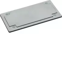 HAGER FZ404 Kabelio įvado plokštelė, plastikinė, šviesiai pilka (RAL 7035), skirstomiesiems skydams