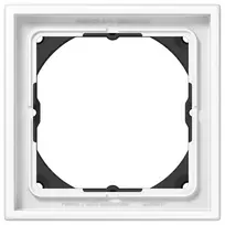JUNG LS 981 HBF WW rėmelis 1-vietis LS 990 28mm paviršinis montavimas Alpine White