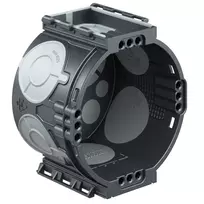 Kaiser Elektro ECON® UP1 įleidžiama įrengimo dėžutė, hermetiška, 4x3 varžtų kupolai, 60mm skersmuo, 46mm gylis, be halogenų plastikas, IP20