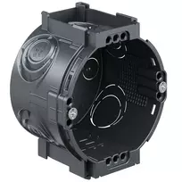 Kaiser Elektro UP1 Įleidžiamoji įrenginių dėžutė 4x3 1056-05 su varžtų kupolais ir įrenginių varžtais