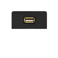 Kindermann Jungčių Panelis USB 2.0 Pilka RAL 7024 Pusapvadas su Pigtail Kabeliu 7457000522