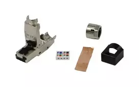 Synergy 21 TP Field-Terminable CAT6A RJ45 Tool-less Short Plug - Network