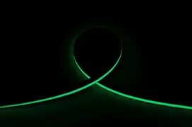 SYNERGY21 LED Flex Strip NEON Black skirta akustinėms plokštėms RGB-W (WW) IP20 5m