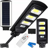 RETOO LED gatvių apšvietimo saulės lempa 240W su judesio ir sutemų jutikliu bei pulteliu XL