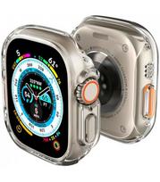 Skaidrus dėklas Apple Watch Ultra 1 / 2 / 3 / 4 (49mm) laikrodžiui "Spigen Thin Fit"