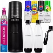 Gazavimo aparatas SODASTREAM TERRA 2 buteliai + 4x sirupai PEPSI 7UP LIPTON priedai