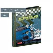 BRUNNEN Fast Wheels segtuvas A4 mėlynas 2 O-žiedai 25 mm 250 lapų