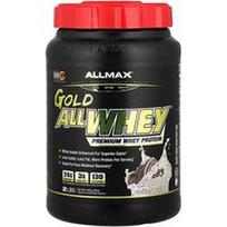 ALLMAX, GOLD ALLWHEY®, aukščiausios kokybės išrūgų baltymai, sausainiai ir grietinėlė, 32 uncijos (907 g)