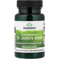 Swanson Vitamins, Pilno spektro® jonažolė, 375 mg, 60 veganiškų kapsulių
