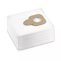 Kärcher 2.885-908.0 Dulkių siurblio maišeliai 10 vnt. - Originalūs vilnos filtro maišeliai WD 4, WD 5, WD 6, MV 4, MV 5, MV 6