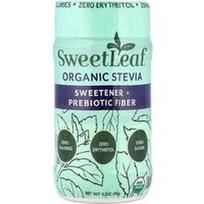 SweetLeaf Stevia, Organinė stevija, saldiklis + prebiotinės skaidulos, 92 g