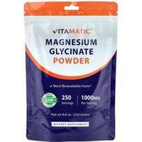 Vitamatic, Magnio glicinato milteliai, 8,8 uncijos (250 g)