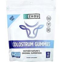 Zhou Nutrition, Priešpienio guminukai, natūralus persikas, 60 guminukų