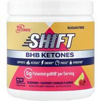 Real Ketones, „Shift“, BHB ketonų miltelių mišinys, aviečių limonadas, 237 g