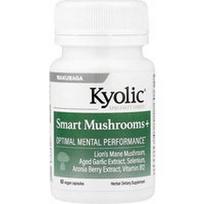 Kyolic, Specialioji serija, „Smart Mushrooms+“, 60 veganiškų kapsulių