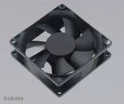 Akasa AK-181BK-S 80mm Black Case Fan - 20,21 dB