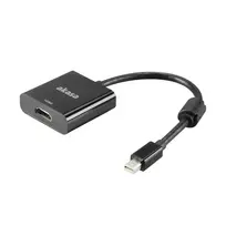 Akasa Mini DisplayPort Male to HDMI Female Video Adapter - 4K@30Hz, Black