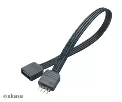 Akasa AK-CBLD01-20BK Flexa RGB LED ilginamasis kabelis 0,2 m juodas