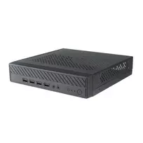 Akasa Cypher MX Thin Mini-ITX korpusas, aliuminis/SGCC, juodas, 1x 2,5 inch HDD/SSD, VESA laikiklis