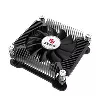Akasa KS7 Intel LGA 1200/115X Low Profile CPU Cooler 16mm Height Screws and Backplate