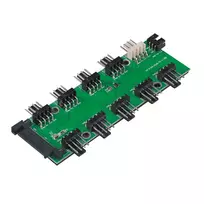 Akasa FLEXA FP10H PWM ventiliatorių jungčių plėtiklis 1→10 su 30 cm laidu