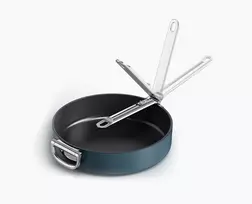Joseph Joseph Space Fold Handle Ceramic Non-Stick 28 cm Blue Frying Pan